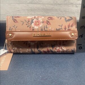 Floral Tan Dior Eli wallet